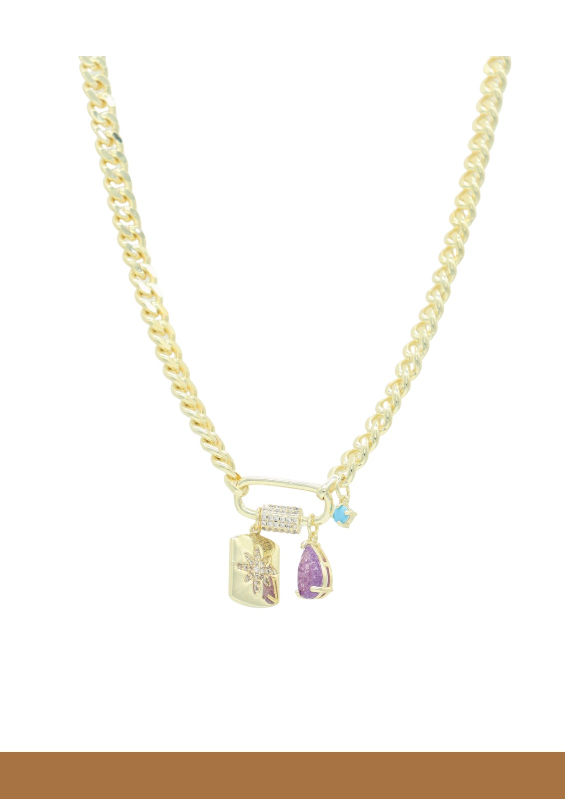 Amethyst Charms necklace